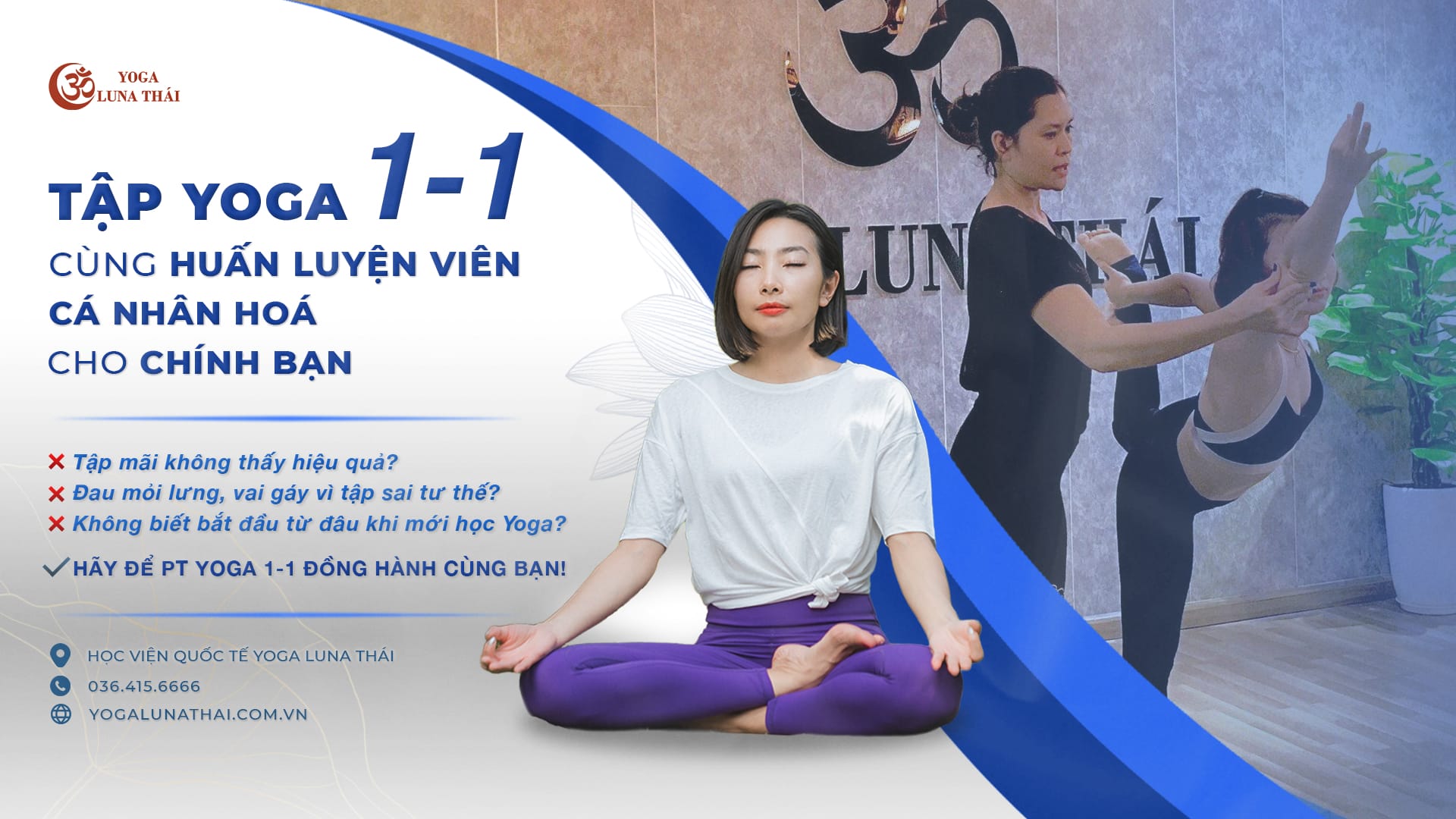 cho thuê huấn luyện viên yoga (hlv yoga) cá nhân dạy tại nhà, cơ quan, công sở