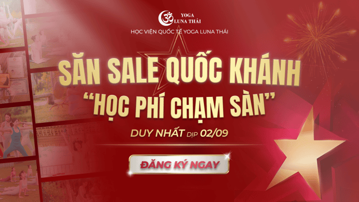 sale quốc khánh khoá đào tạo hlv yoga