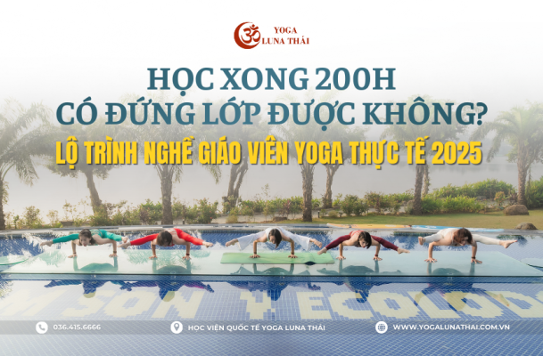 Lộ trình nghề giáo viên Yoga thực tế 2025 - Yoga Luna Thái