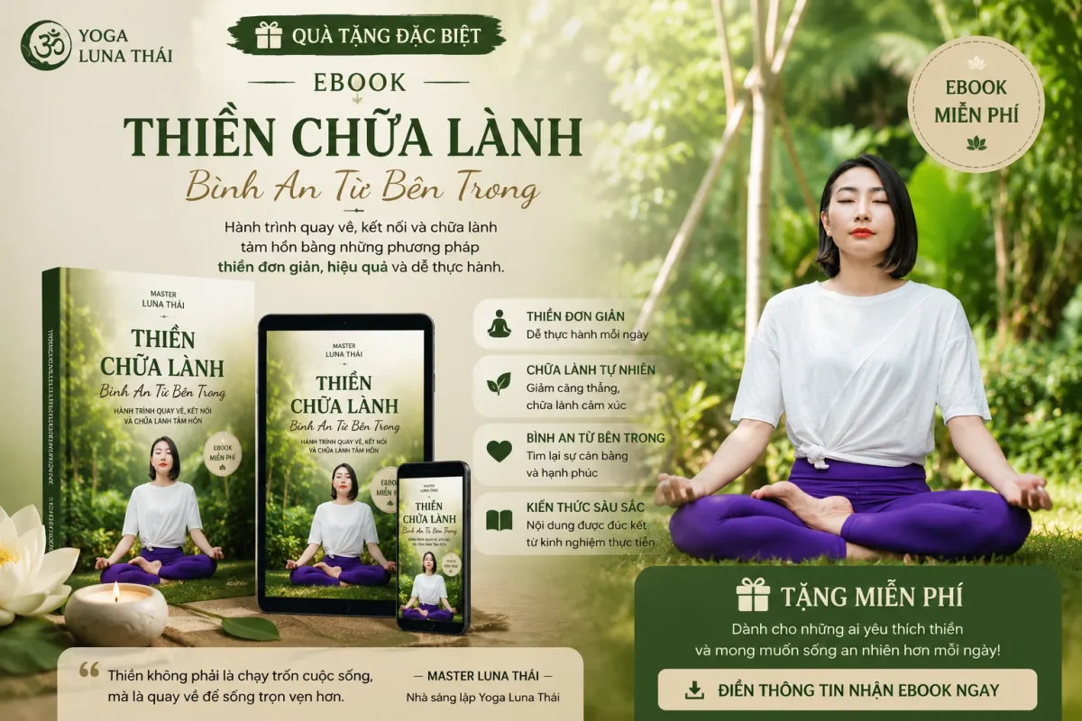 Ebook Thiền Chữa Lành – Bình An Từ Bên Trong - Yoga Luna Thái